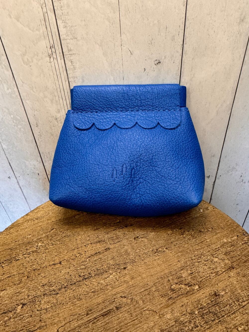 Portland Leather Penny Pouch SKY DIVE Penny Pouch FAST SHIP Blue Coin Purse